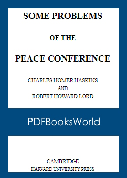 Some Problems of the Peace Conference